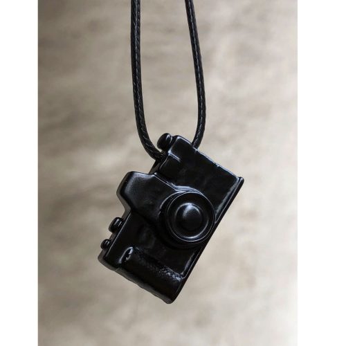 Black Camera Necklace