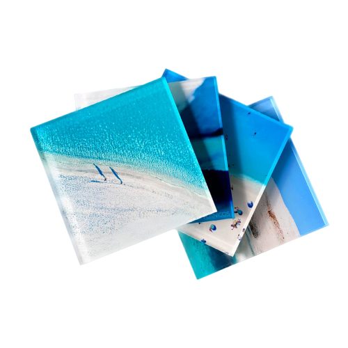 marina vernicos coollection plexiglas coasters