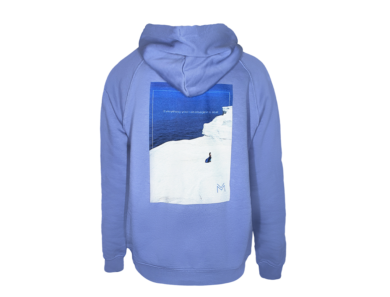 Everything you can imagine is real - Blue Hoodie