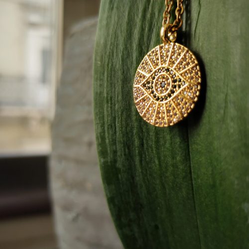 Eye Necklace Gold Plated - Adema