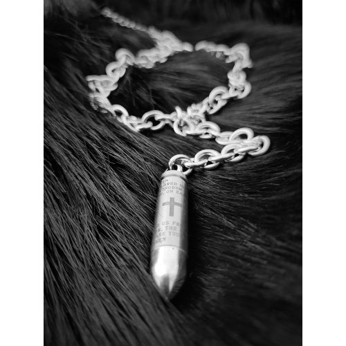 Bullet Necklace Silver Plated - Adema