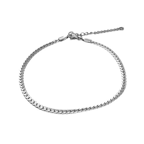 Silver Plated Anklet - Adema