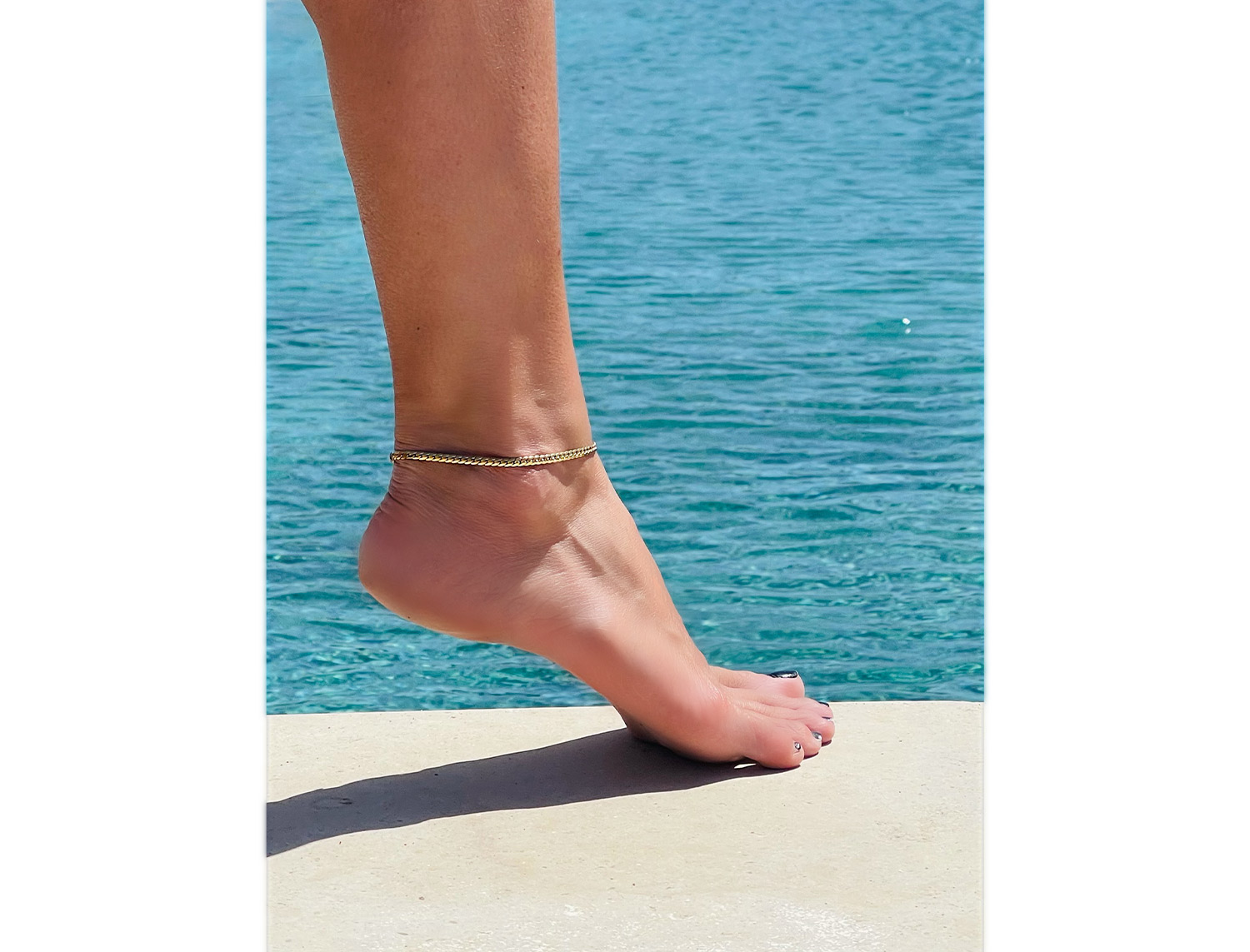 Gold Plated Anklet - Adema