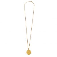 Constantine Coin Necklace Gold Plated Large  - Adema
