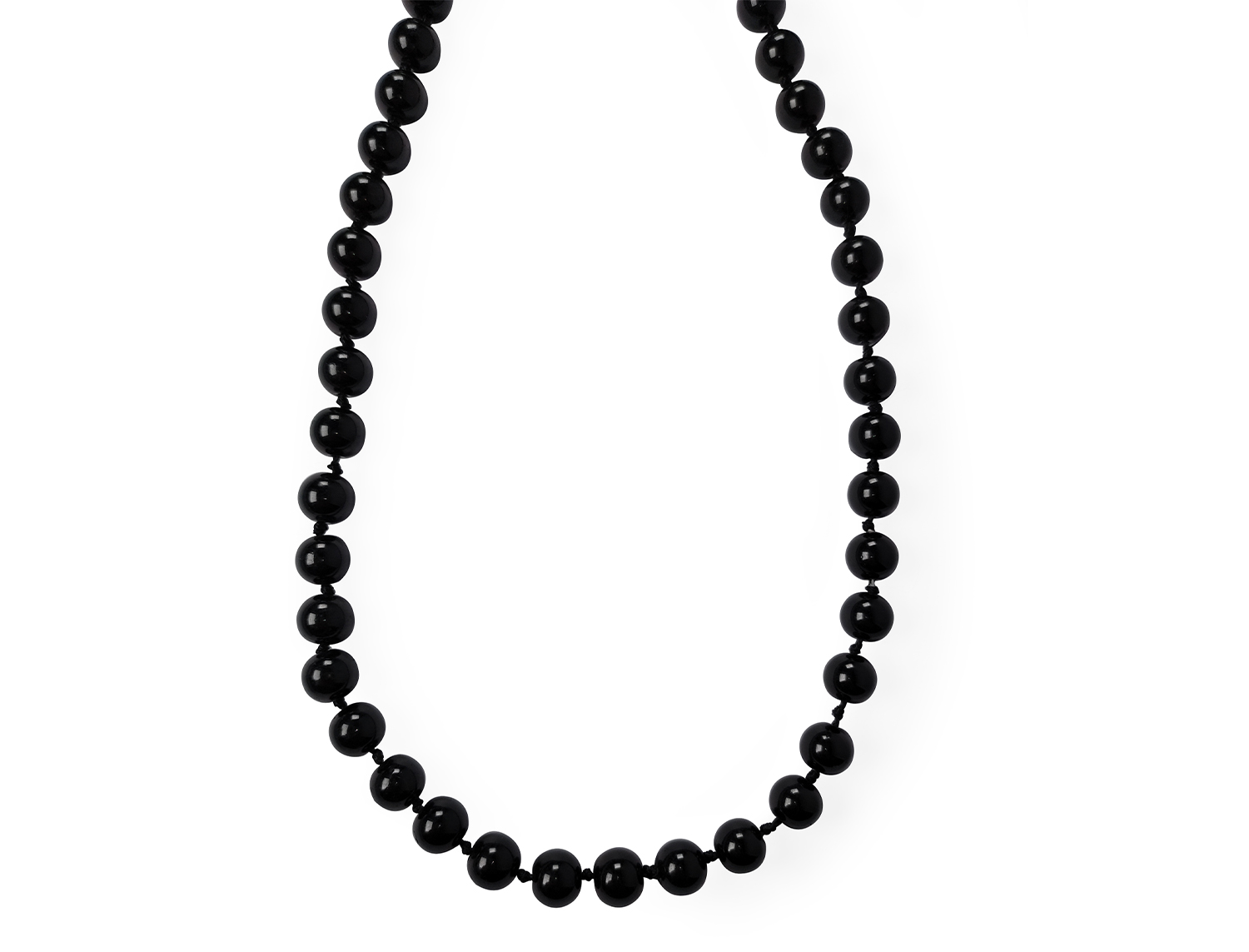 Make a sparkling statement wherever you go with this Black Rosary Necklace  by Adema ! This Light weight Necklace is both eye-catching and comfortable to wear. Stone type Cubic Zirconia stone
