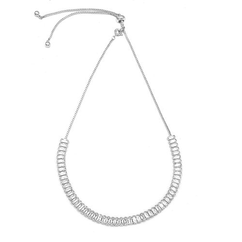 Sparkling Choker Silver Plated - Adema