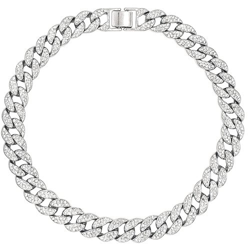 Sparkling Silver Plated Chain - Adema