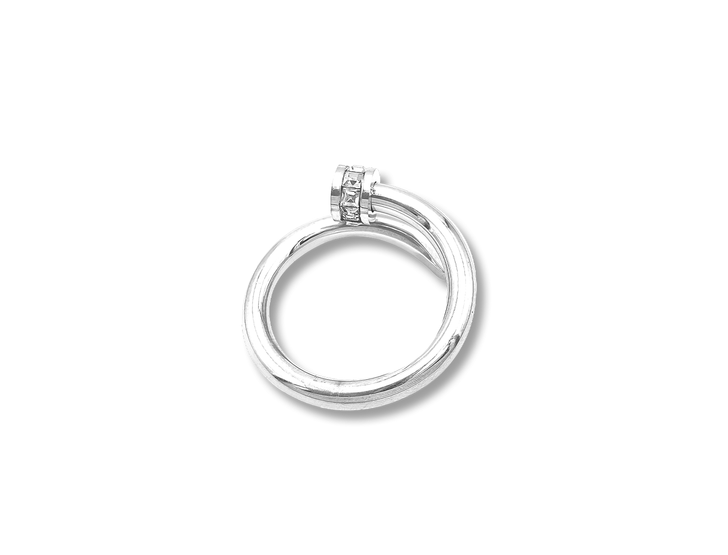 Sparking Double Nail Ring - ADEMA