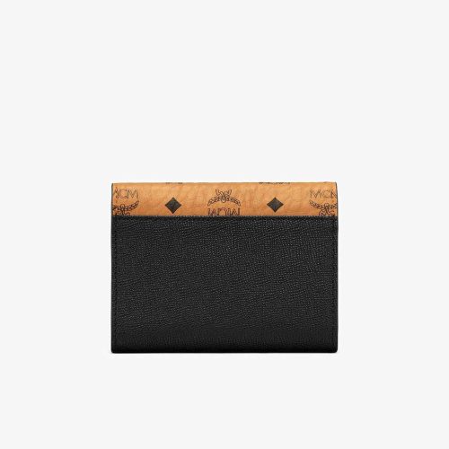 Mena Trifold Wallet in Visetos Leather Block - MCM