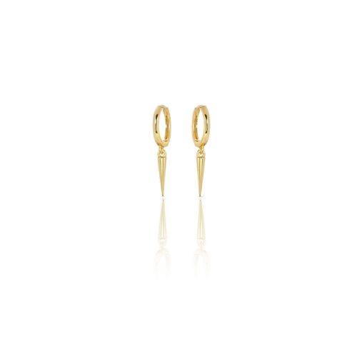 Hoop Earrings Gold Plated 10mm - ADEMA