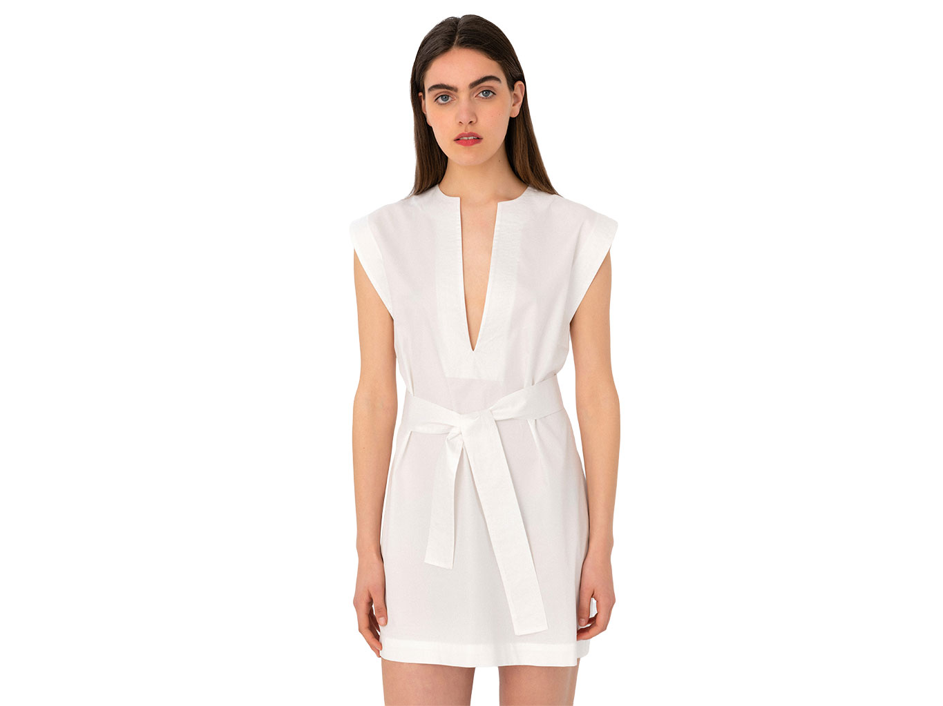 Λευκό Κοντό Φόρεμα - Elizabeth LaGre
