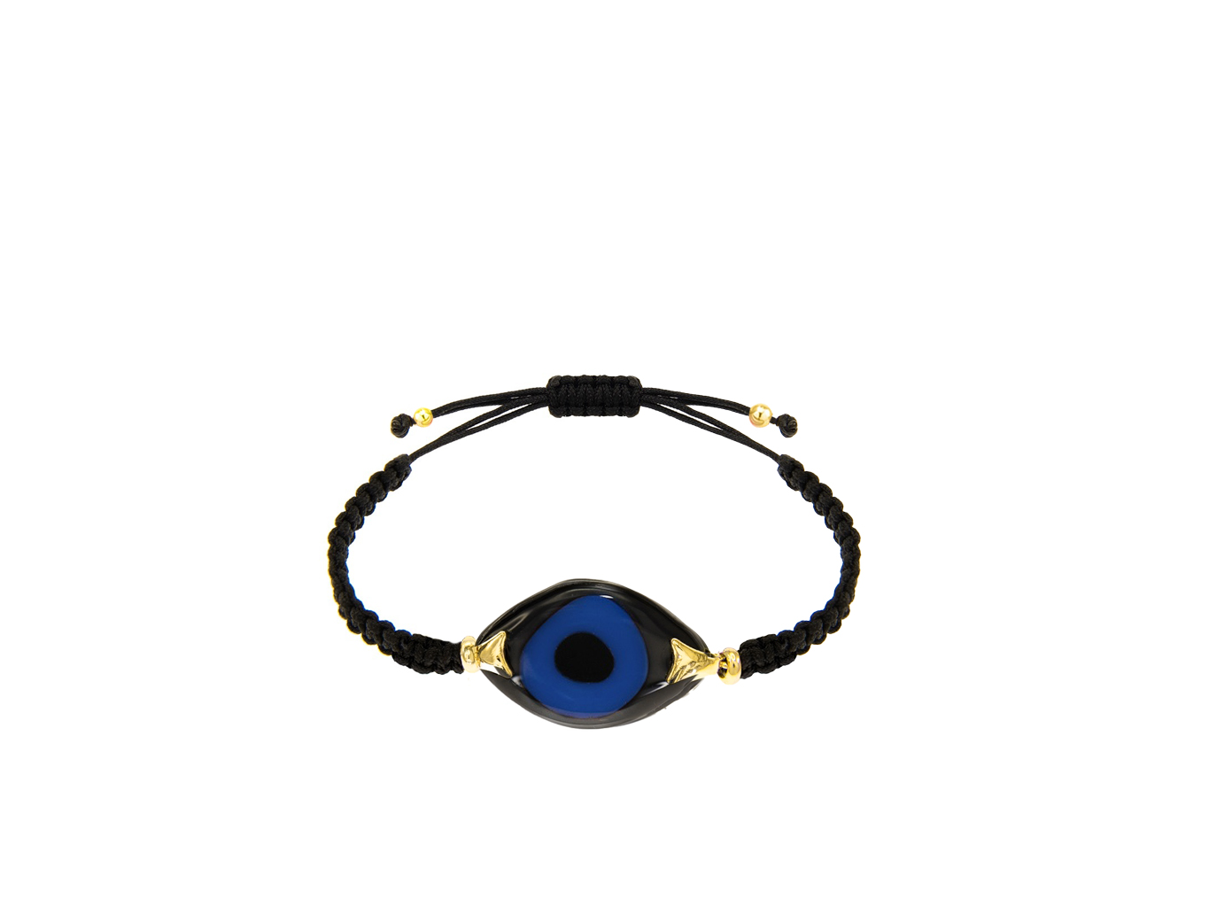 Blue Evil Eye Macrame Bracelet - Adema