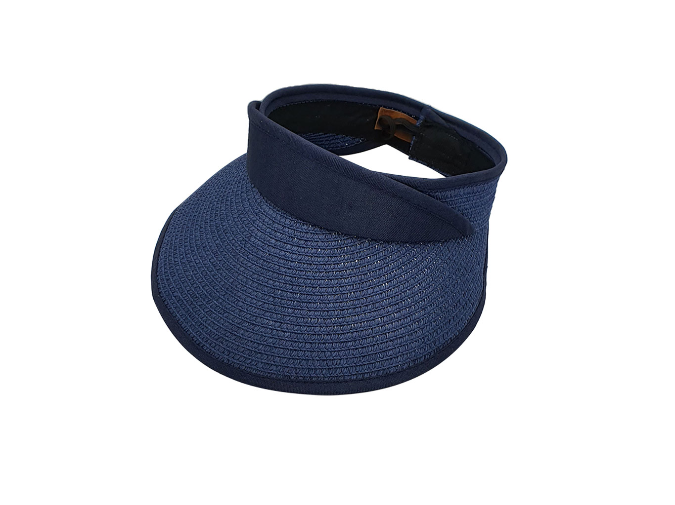 Γυναικείο καπέλο Sun Visor τένις με άχυρο μπλε - Paja Toquilla