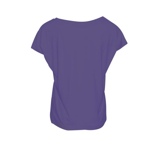 Leopard Purple T-Shirt - Ripped Cotton