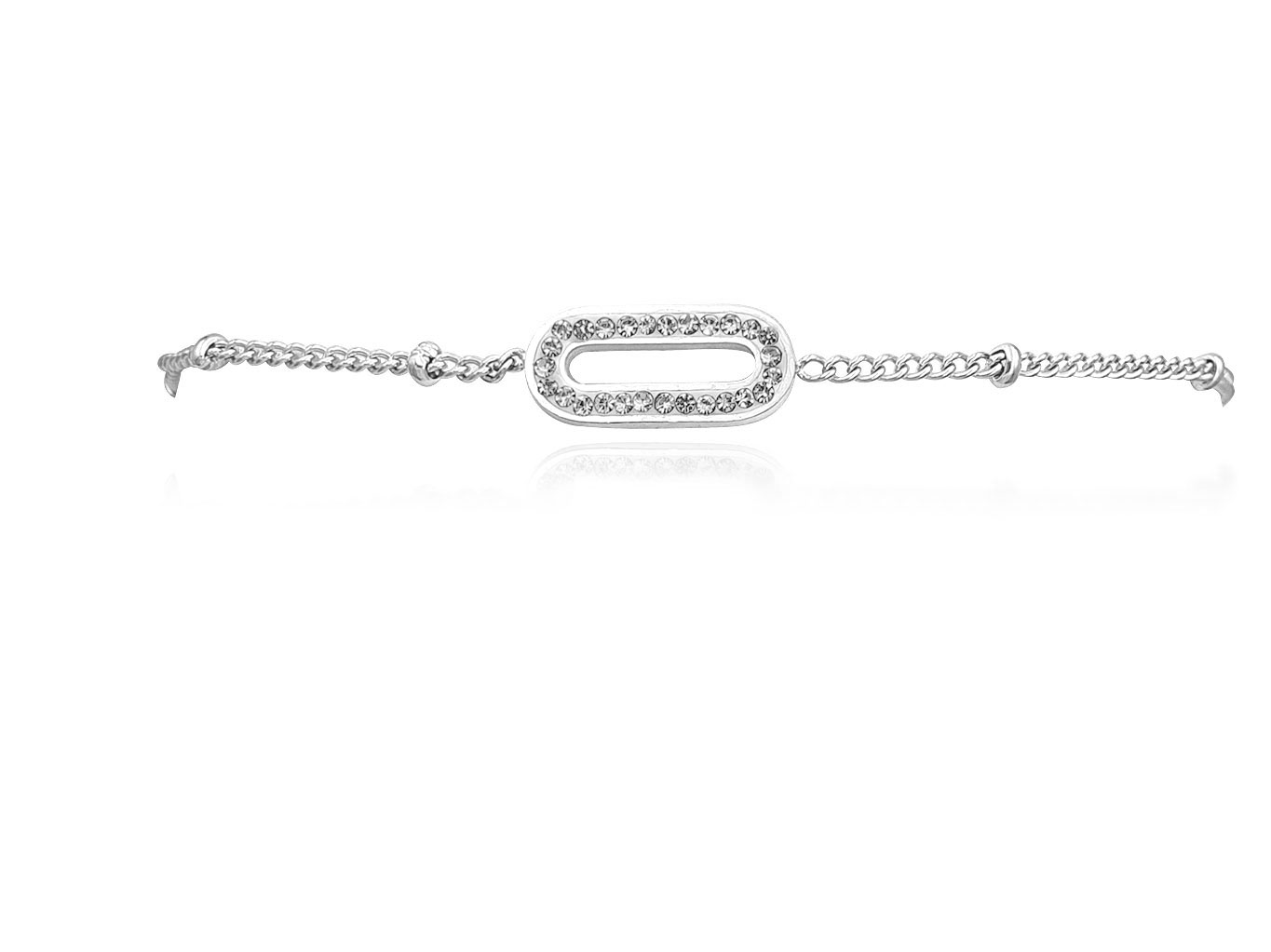 Sparkling Chain Bracelet Silver Plated - Adema