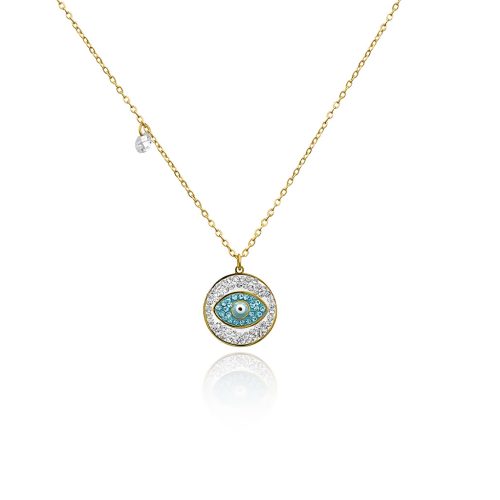 Sparkling Small Evil Eye Turquoise - Adema