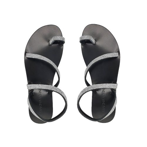 White Sparkling Sandal Marina Vernicos (2)