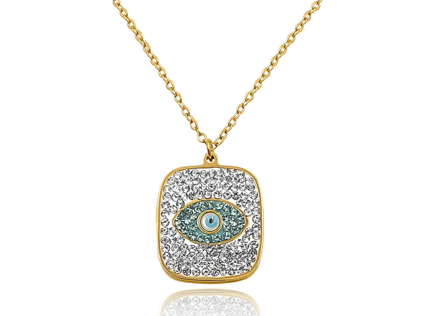 Square Evil Eye Gold Plated - ADEMA