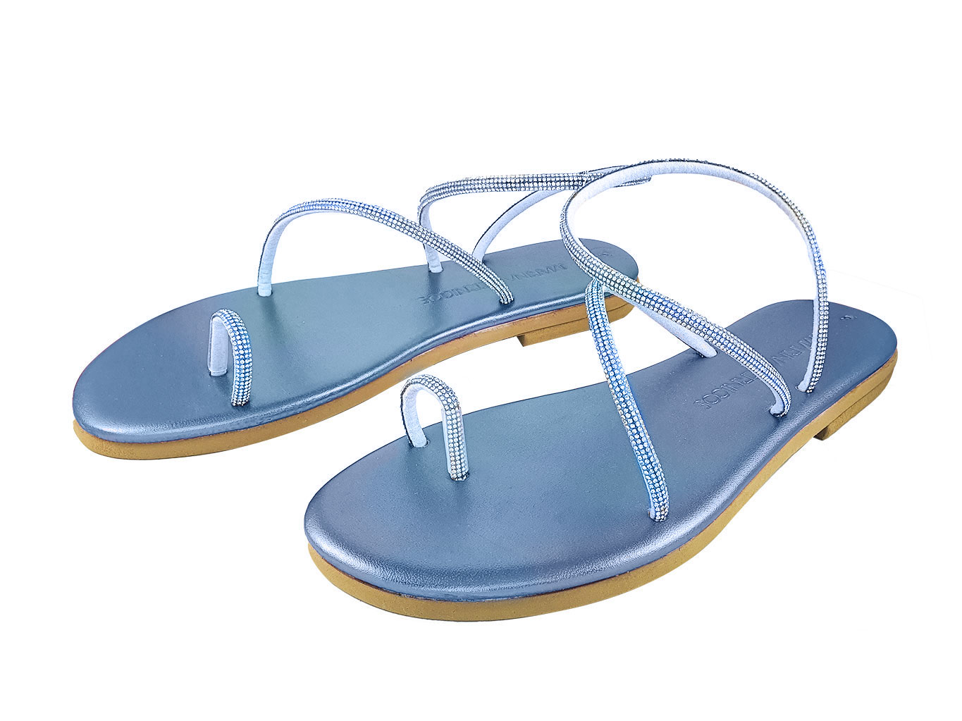 Blue-sparkling-sandals