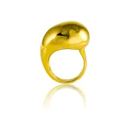 Teardrop Ring Gold Plated - Marina Vernicos jewellery