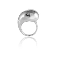 Teardrop Ring Silver Plated - Marina Vernicos jewelry