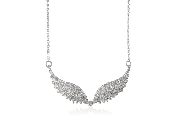 Statement Wings Silver Plated (5 cm) - Marina Vernicos Jewelry